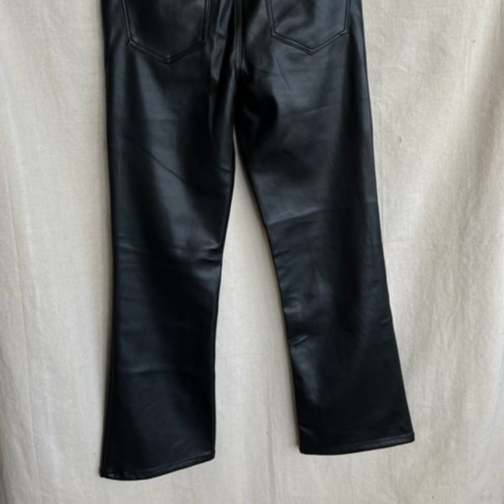 Zara High Waisted Vegan Leather Pants